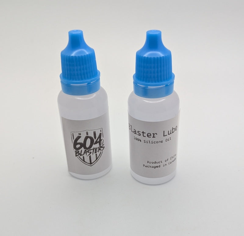 Silicone blaster oil