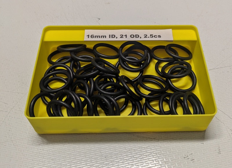 16mm ID 2.5mm CS orings