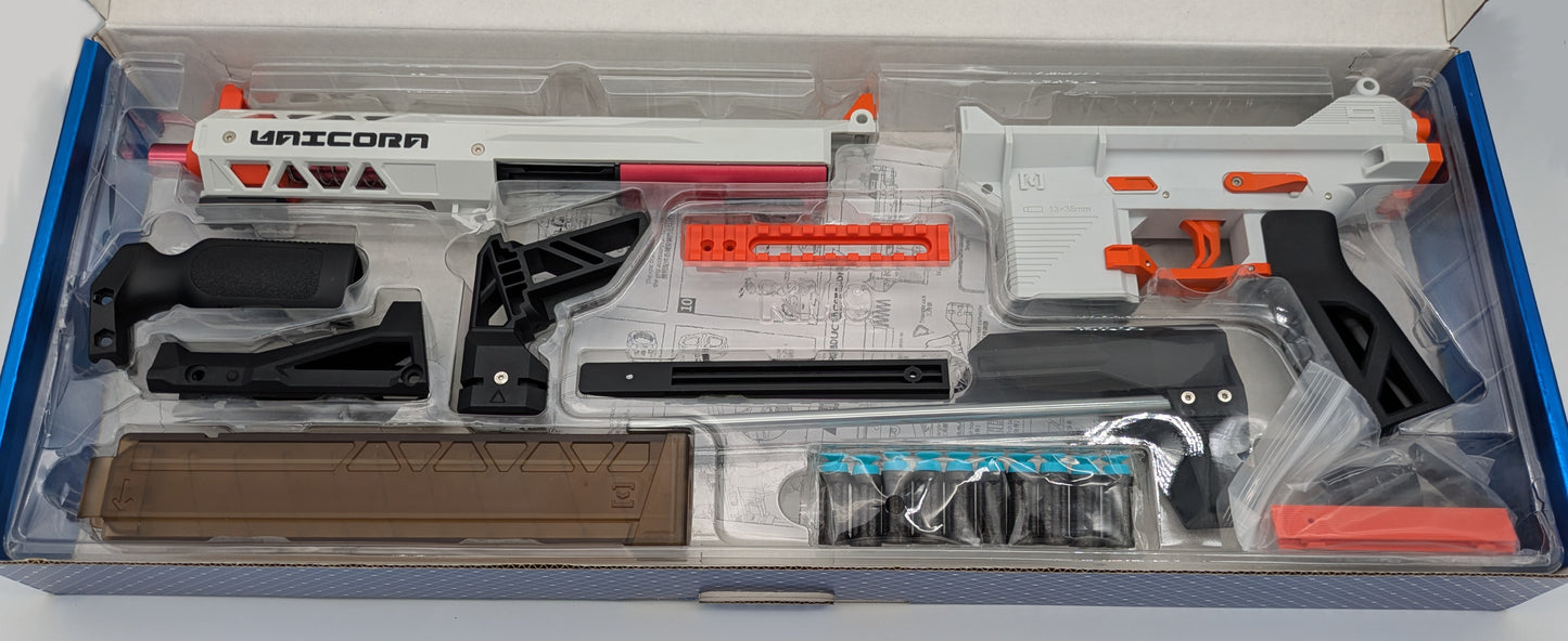 Unicorn As shipped - all parts in box