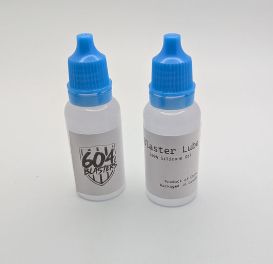 Silicone blaster oil